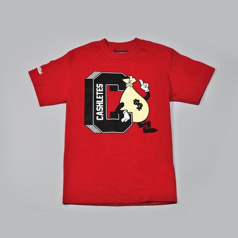 MR. MONEYBAGS T-SHIRT (CARDINAL)