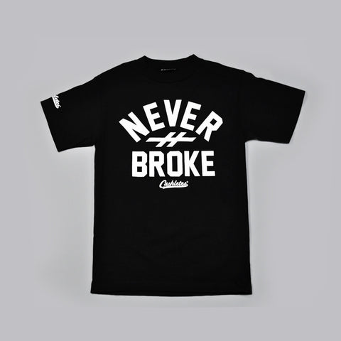 NEVER BROKE T-SHIRT (BLACK)